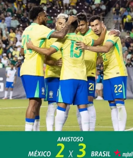 迈博体育 热身赛-恩德里克96分钟绝杀 巴西3-2墨西哥