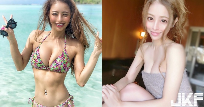 不科學巨乳蜂腰！在家圍一條薄薄小浴巾「渾圓巨乳」都要掉出來啦～