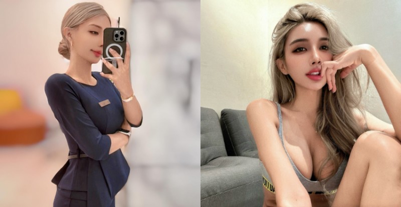 長腿美容師《Yun An 畇安》身材太火辣　同事每天都要玩弄一下