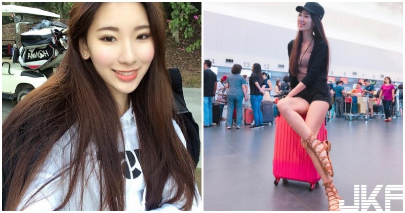機場捕獲「野生小隋棠」！火辣長腿太逆天，把旅客都電暈了！