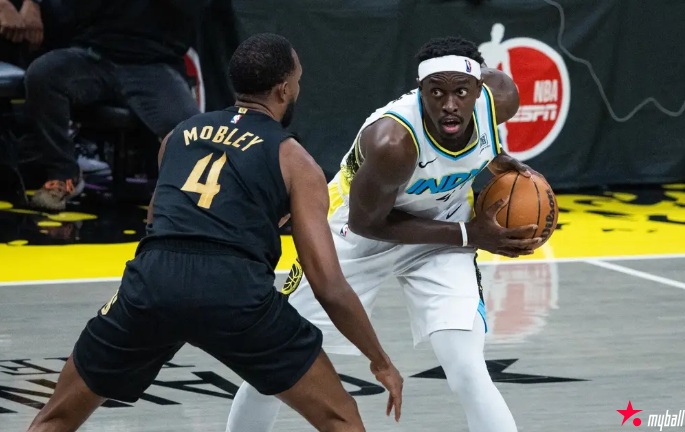 大发体育-米切尔43+9哈利伯顿4分 骑士大胜步行者总比分1-2，大发助力你的致富之路！