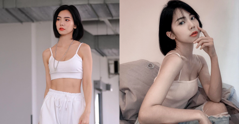 超健短髮正妹「洪少琦Shao Qi」小露濠溝還不夠，「狂辣腹肌」炸裂男粉視覺！