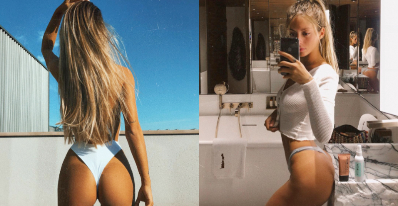 正面對決！「最強背殺妹」天使顏曝光　加碼放送「嫩乳辣照」網友暈一票