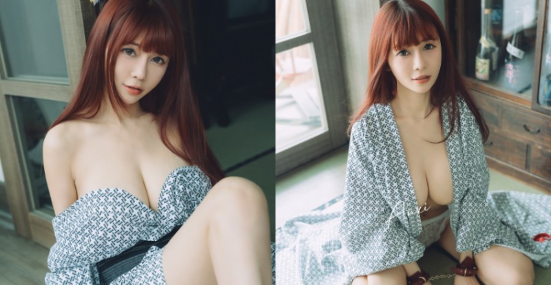 小姐衣服請穿好！巨乳甜心安希Anxi溫泉旅館玩拘禁Play！