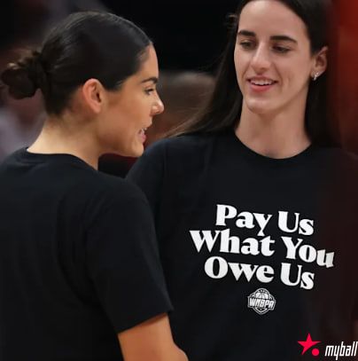 迈博体育 凯特琳参加“偿还你欠我们的”WNBA CBA 示威活动