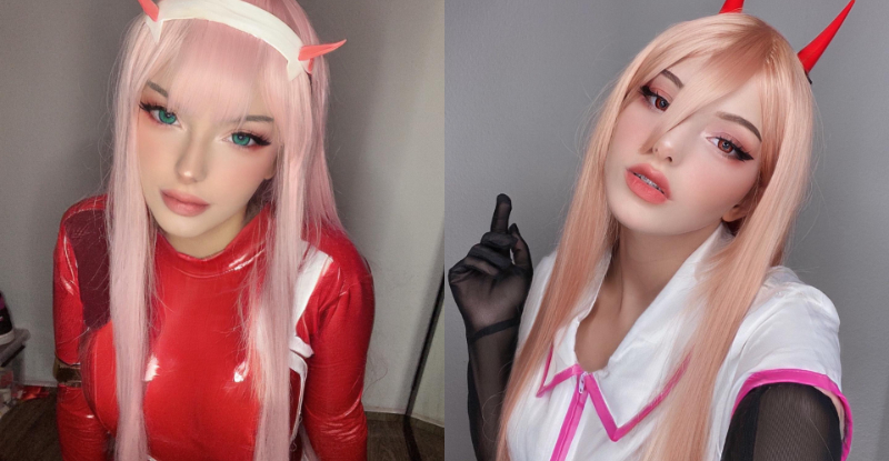 顏值逆天！正妹Coser頂天使美顏卻扮性感小惡魔　魅惑電眼極挑釁會勾人