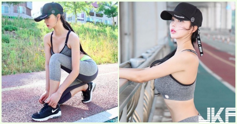 好想尾隨！路邊驚見「大奶慢跑妹」白皙身材好犯規！驚人的「超胸奶量」畫面真的太誘…