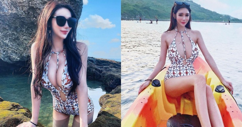 不甜不用錢！153公分小隻馬女神「沈琪琪」劃船挺巨乳，重量級Ecup真的太大！