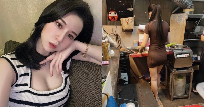 高雄前鎮「鹹酥雞正妹女店員」貼身短裙好吸睛！「甜美臉蛋+豐滿雪乳」讓人想點爆！