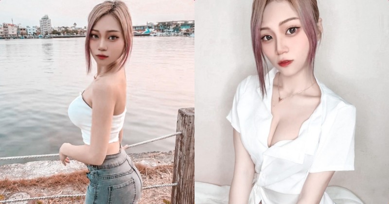 安平漁港超火辣正妹老闆娘「Remi」，「側面S曲線」有夠養眼！